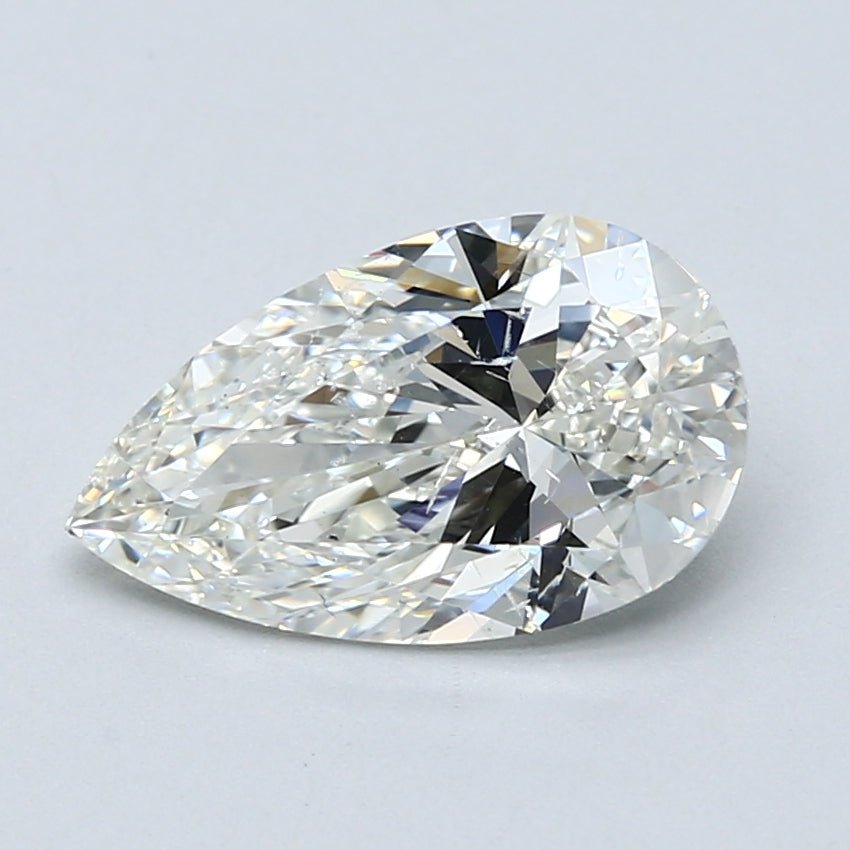2 Carat Pear - Natural Diamond - 2.31 - I - SI2 - VG - EX - EX - Diamonds By Rothschild