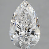 2 Carat Pear Shape Cut Natural Diamond - D VS1 - 2.01ct - VG Cut Grade - Diamonds By Rothschild