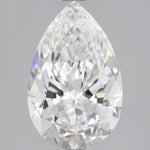 2 Carat Pear Shape Cut Natural Diamond - E IF - 2.21ct - EX Cut Grade - Diamonds By Rothschild