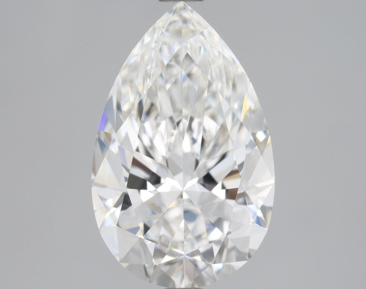 2 Carat Pear Shape Cut Natural Diamond - E IF - 2.21ct - EX Cut Grade - Diamonds By Rothschild