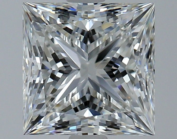 2 Carat Princess Cut Natural Diamond - G VVS2 - 1.8ct - EX Cut Grade - Diamonds By Rothschild
