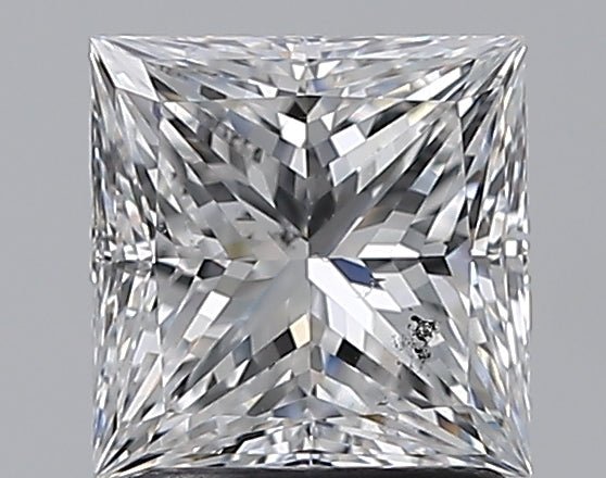 2 Carat Princess - Natural Diamond - 1.8 - D - SI1 - VG - EX - EX - Diamonds By Rothschild