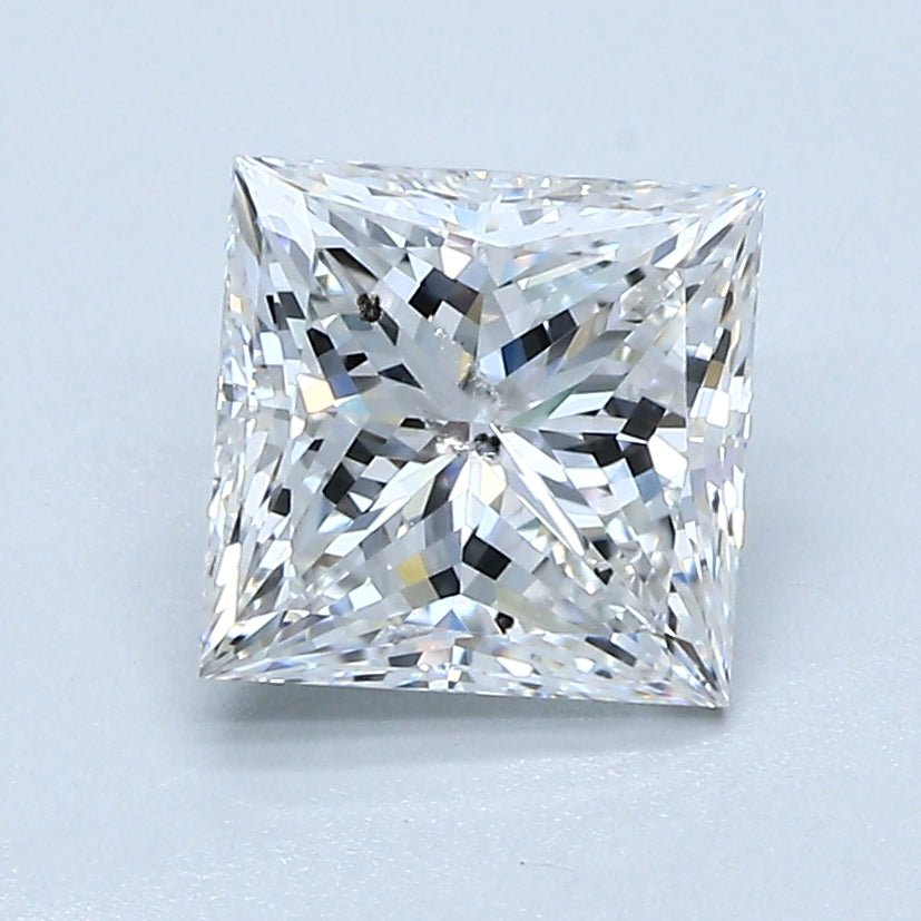 2 Carat Princess - Natural Diamond - 1.8 - F - Slightly Included - VG - EX - EX - Diamonds By Rothschild