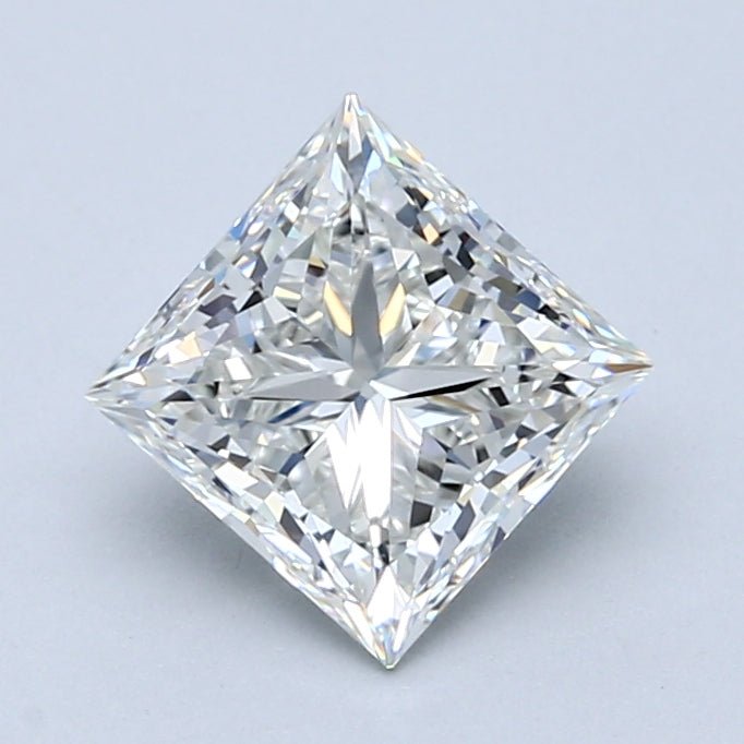 2 Carat Princess - Natural Diamond - 1.8 - H - VVS2 - VG - EX - EX - Diamonds By Rothschild