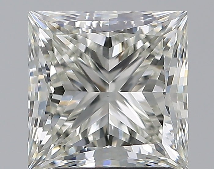 2 Carat Princess - Natural Diamond - 1.83 - J - VS2 - VG - EX - EX - Diamonds By Rothschild