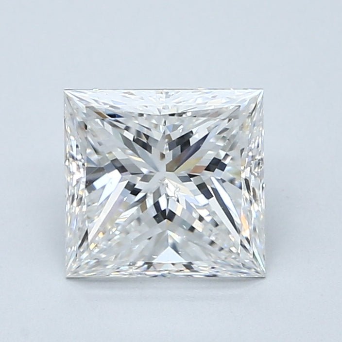 2 Carat PRINCESS - Natural Diamond - 1.91 - E - SI2 - VG - EX - VG - Diamonds By Rothschild