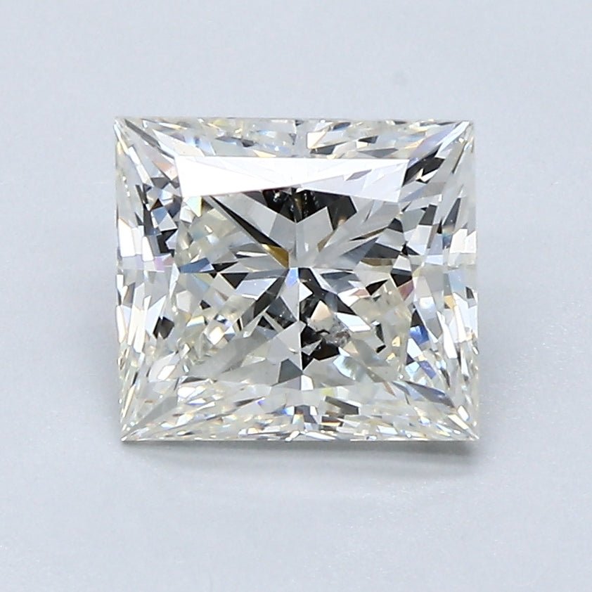 2 Carat Princess - Natural Diamond - 1.92 - J - SI2 - VG - G - G - Diamonds By Rothschild