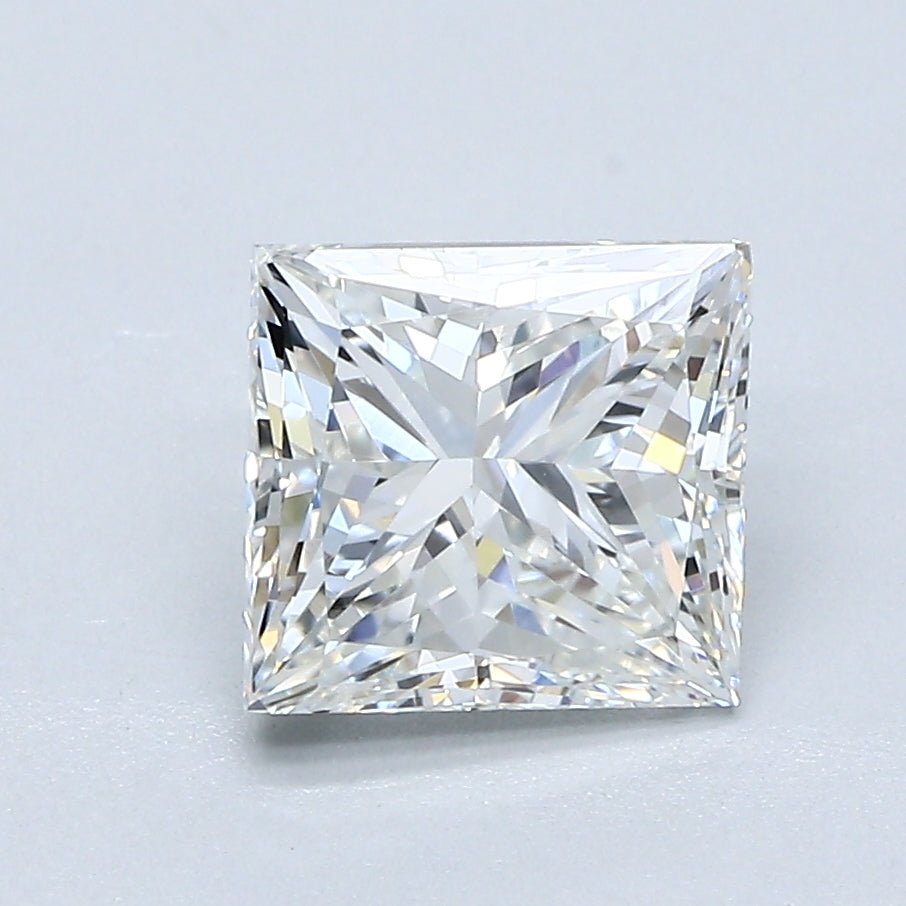 2 Carat PRINCESS - Natural Diamond - 2 - H - VVS2 - VG - G - Diamonds By Rothschild