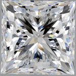 2 Carat Princess - Natural Diamond - 2.01 - D - SI1 - EX - VG - Diamonds By Rothschild
