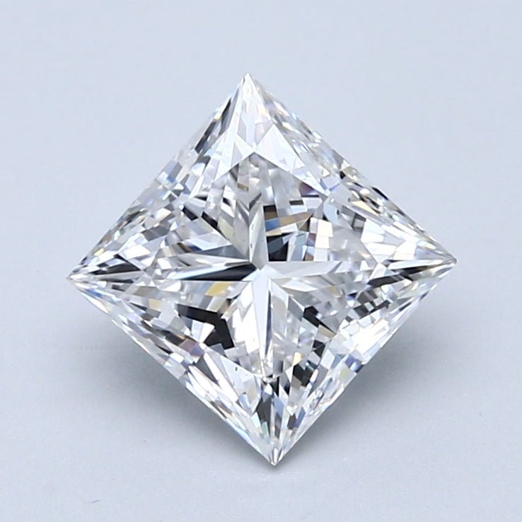 2 Carat Princess - Natural Diamond - 2.01 - D - VS2 - G - EX - EX - Diamonds By Rothschild