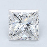 2 Carat Princess - Natural Diamond - 2.01 - E - SI1 - VG - VG - G - Diamonds By Rothschild