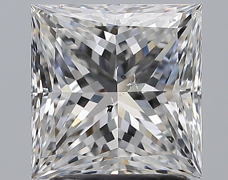 2 Carat Princess - Natural Diamond - 2.01 - F - SI2 - VG - EX - EX - Diamonds By Rothschild