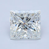 2 Carat Princess - Natural Diamond - 2.01 - H - SI1 - VG - EX - EX - Diamonds By Rothschild