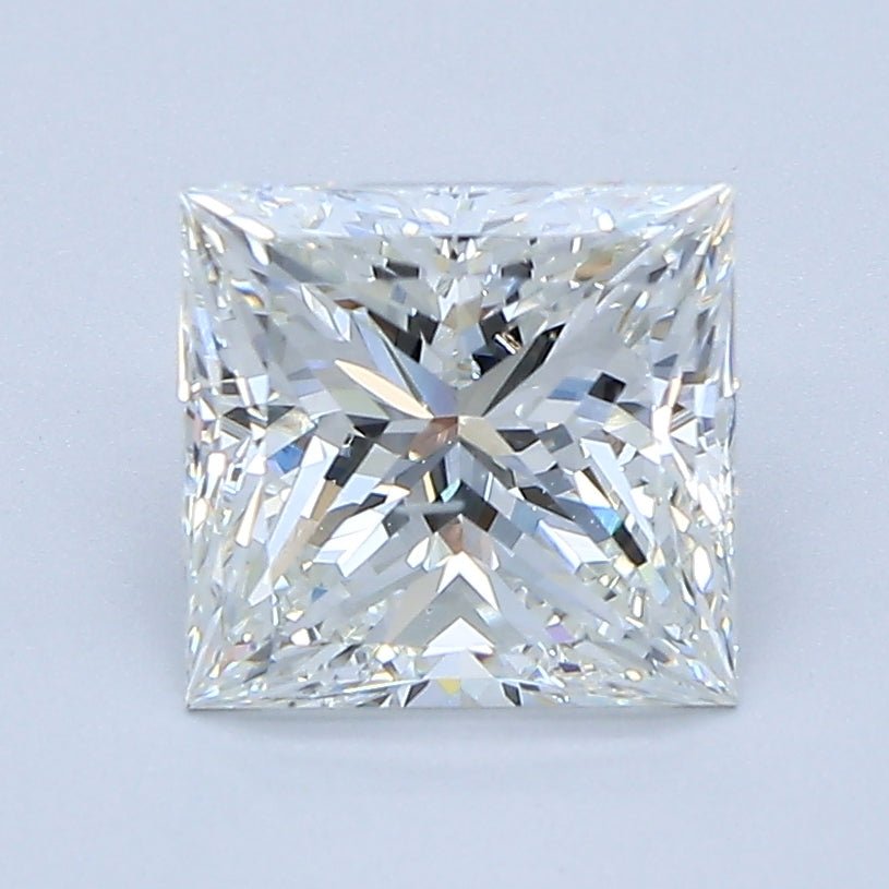 2 Carat Princess - Natural Diamond - 2.01 - H - SI1 - VG - EX - EX - Diamonds By Rothschild