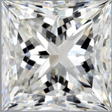2 Carat Princess - Natural Diamond - 2.01 - H - VVS2 - VG - EX - EX - Diamonds By Rothschild