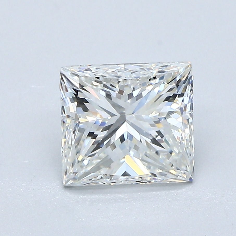 2 Carat PRINCESS - Natural Diamond - 2.01 - H - VVS2 - VG - f - Diamonds By Rothschild