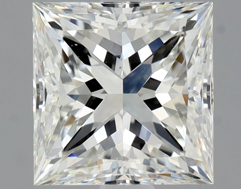 2 Carat PRINCESS - Natural Diamond - 2.02 - I - VS2 - EX - EX - Diamonds By Rothschild