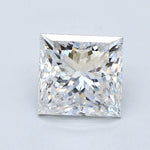 2 Carat PRINCESS - Natural Diamond - 2.08 - F - I1 - VG - EX - VG - Diamonds By Rothschild