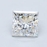 2 Carat PRINCESS - Natural Diamond - 2.08 - F - I1 - VG - EX - VG - Diamonds By Rothschild
