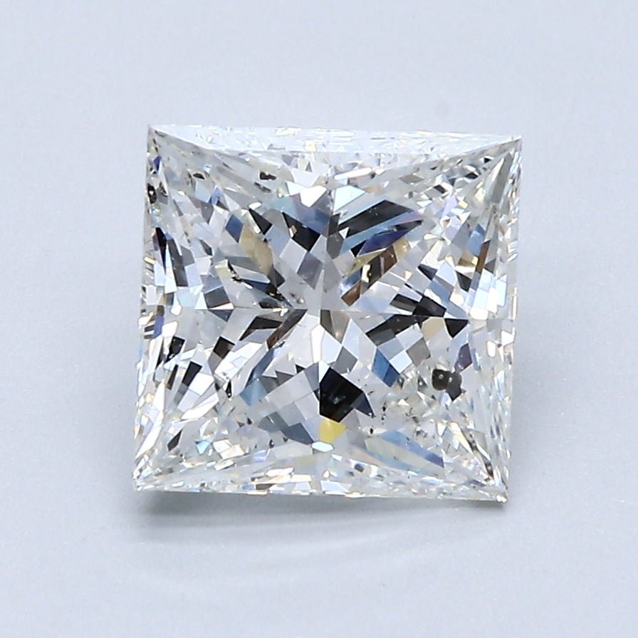 2 Carat Princess - Natural Diamond - 2.21 - G - SI2 - VG - VG - Diamonds By Rothschild