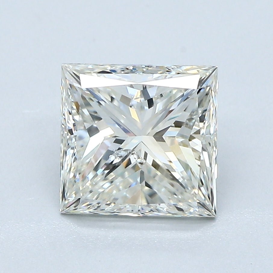2 Carat Princess - Natural Diamond - 2.31 - J - SI2 - VG - EX - G - Diamonds By Rothschild