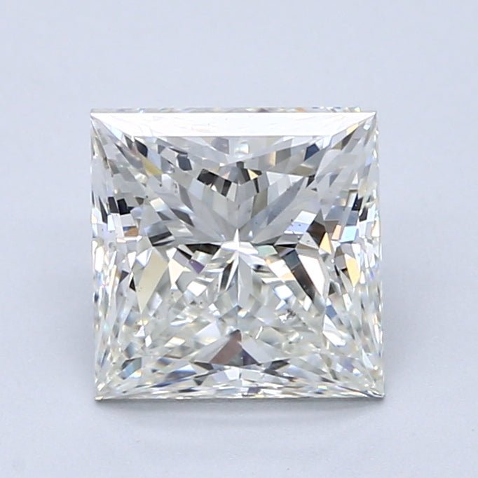 2 Carat Princess - Natural Diamond - 2.31 - J - SI2 - VG - EX - VG - Diamonds By Rothschild