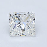 2 Carat PRINCESS - Natural Diamond - G - SI1 - 2 - G - G - G - Diamonds By Rothschild