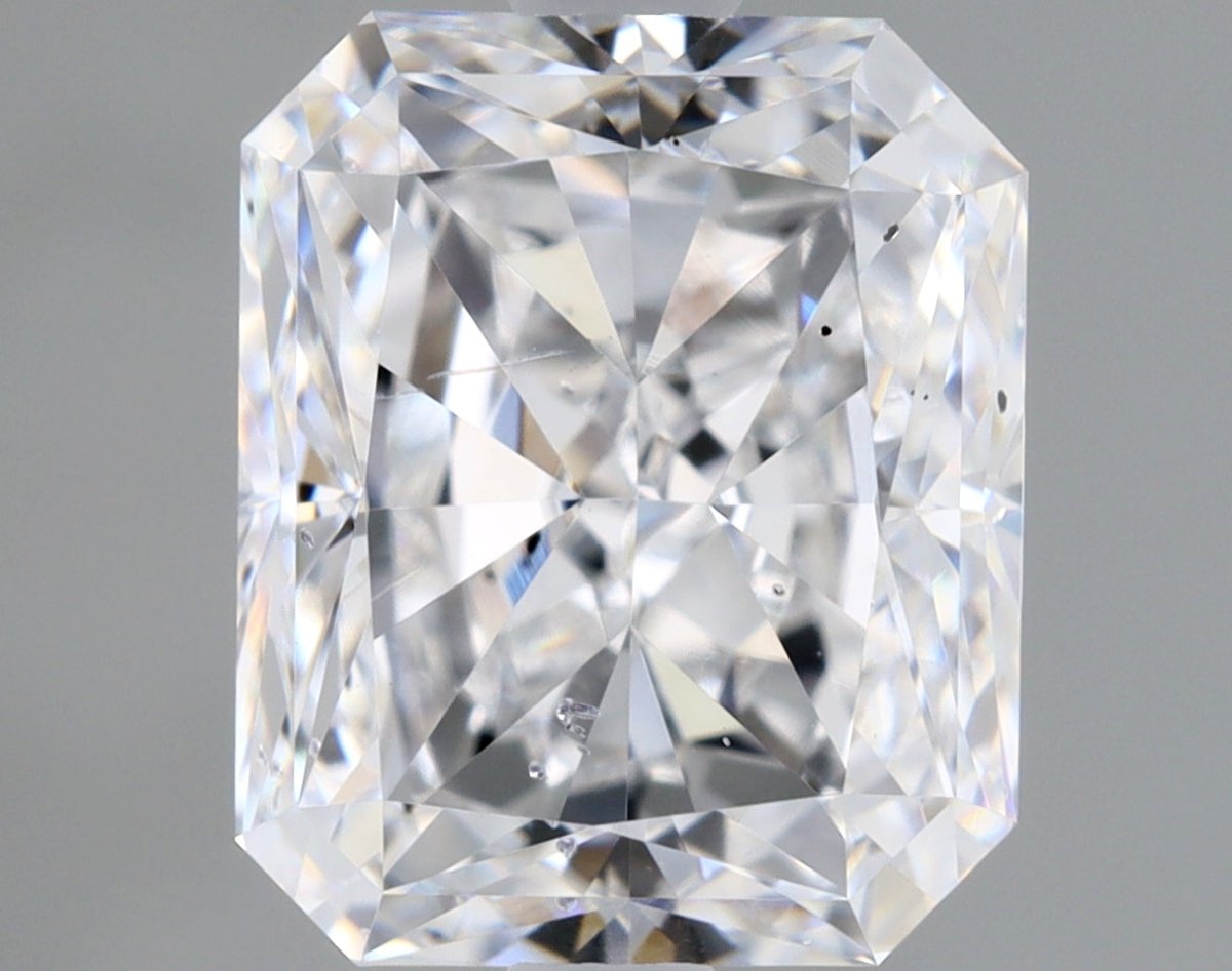 2 Carat Radiant Cut Natural Diamond - D SI2 - 2.01ct - VG Symmetry Grade - Diamonds By Rothschild