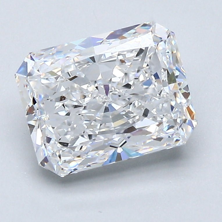 2 Carat Radiant Cut Natural Diamond - D VS1 - 2.01ct - VG Cut Grade - Diamonds By Rothschild