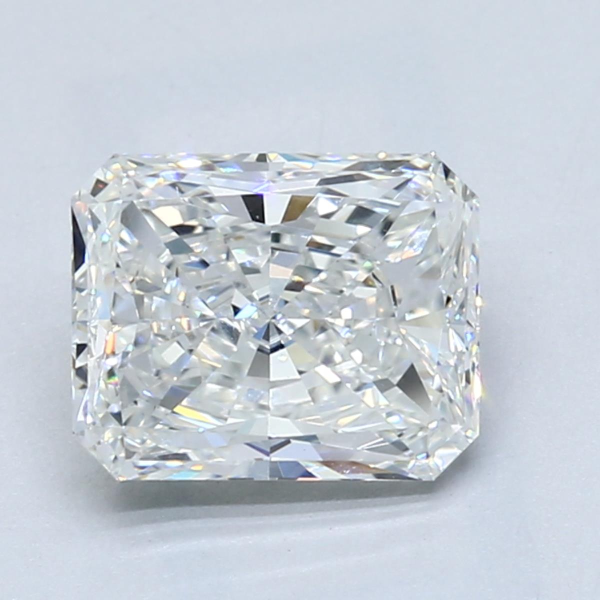 2 Carat Radiant Cut Natural Diamond - F VS1 - 2.01ct - VG Symmetry Grade - Diamonds By Rothschild
