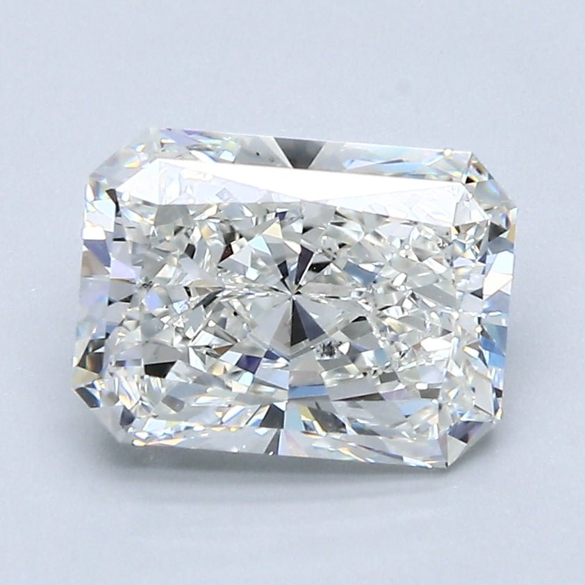 2 Carat Radiant Cut Natural Diamond - H SI1 - 2.2ct - G Cut Grade - Diamonds By Rothschild