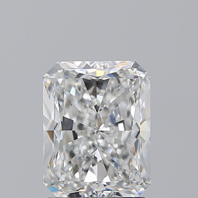 2 Carat Radiant - Natural Diamond - 2.01 - E - VS2 - VG - EX - EX - Diamonds By Rothschild