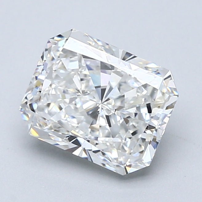 2 Carat RADIANT - Natural Diamond - 2.01 - F - SI1 - VG - EX - VG - Diamonds By Rothschild