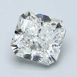 2 Carat Radiant - Natural Diamond - 2.01 - F - VS2 - VG - EX - EX - Diamonds By Rothschild