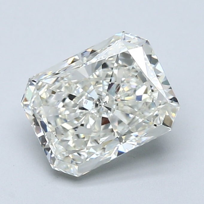 2 Carat RADIANT - Natural Diamond - 2.02 - J - SI1 - VG - EX - EX - Diamonds By Rothschild