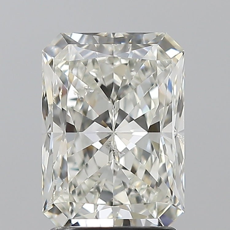2 Carat Radiant - Natural Diamond - 2.02 - J - SI2 - VG - EX - EX - Diamonds By Rothschild
