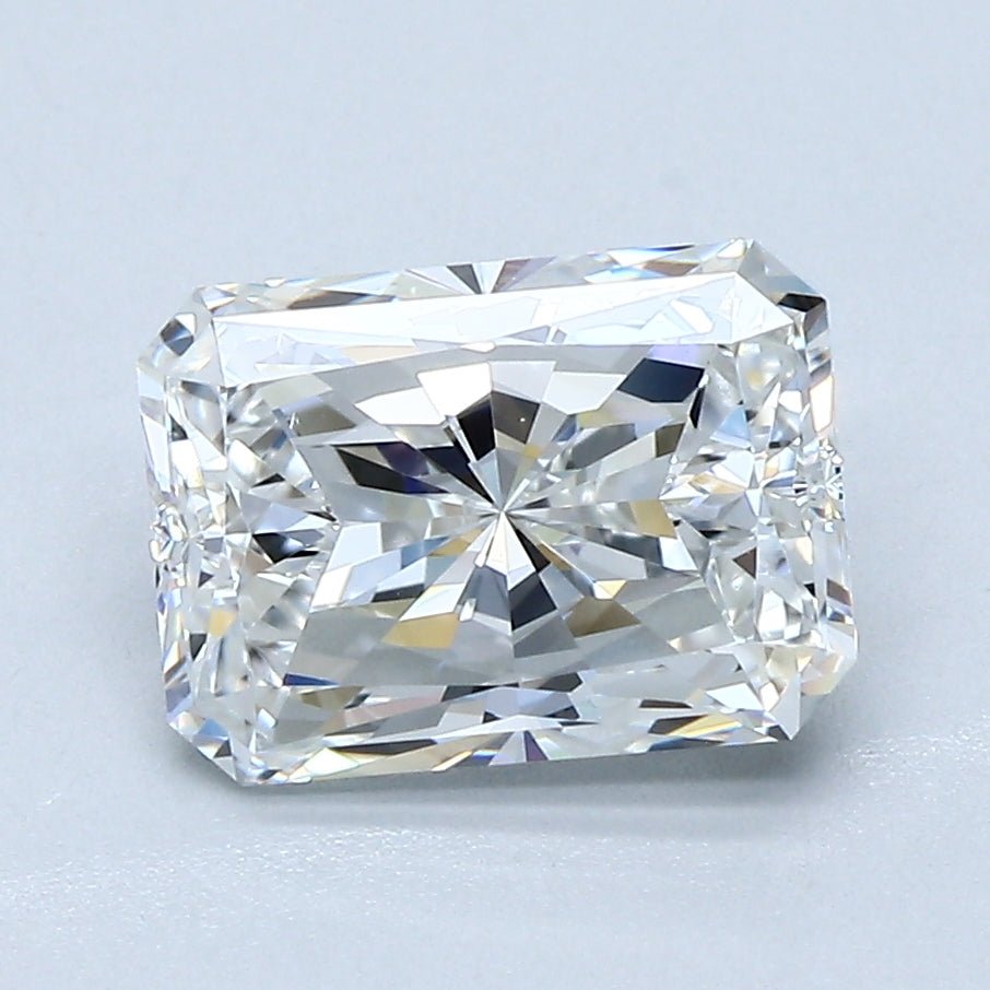 2 Carat Radiant - Natural Diamond - 2.21 - F - VS2 - VG - EX - EX - Diamonds By Rothschild