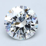 2 Carat Round Cut Natural Diamond - E VS2 - 2.0ct - VG Cut Grade - Diamonds By Rothschild