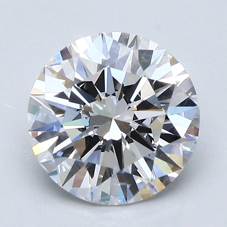 2 Carat Round Cut Natural Diamond - E VVS1 - 2.05ct - EX Cut Grade - Diamonds By Rothschild