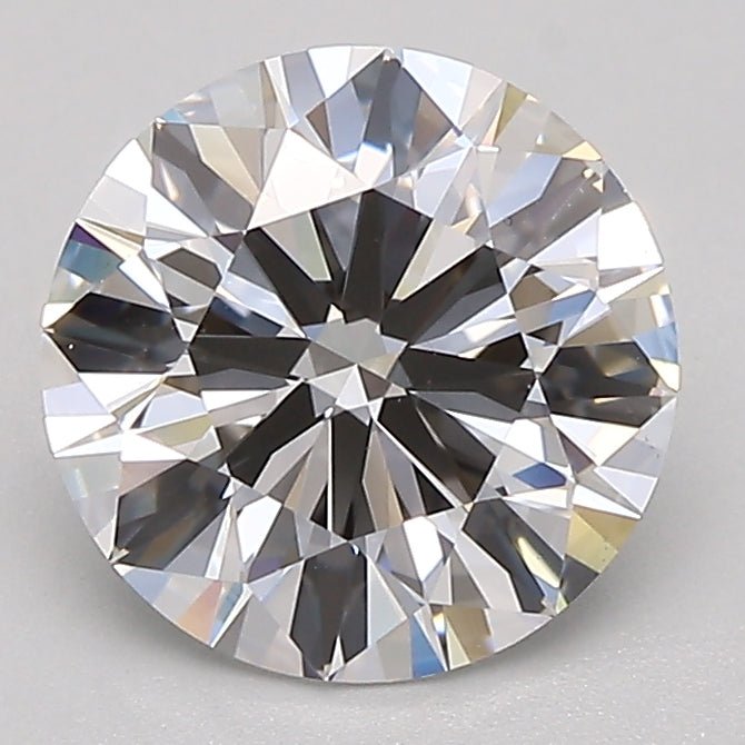 2 Carat Round Cut Natural Diamond - F VS1 - 1.85ct - VG Cut Grade - Diamonds By Rothschild