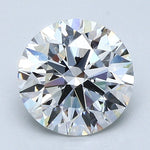 2 Carat Round Cut Natural Diamond - F VVS1 - 1.8ct - EX Cut Grade - Diamonds By Rothschild