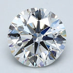 2 Carat Round Cut Natural Diamond - F VVS2 - 2.01ct - EX Cut Grade - Diamonds By Rothschild