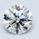 2 Carat Round Cut Natural Diamond - H SI1 - 2.0ct - EX Cut Grade - Diamonds By Rothschild