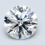 2 Carat Round Cut Natural Diamond - H SI1 - 2.0ct - EX Cut Grade - Diamonds By Rothschild