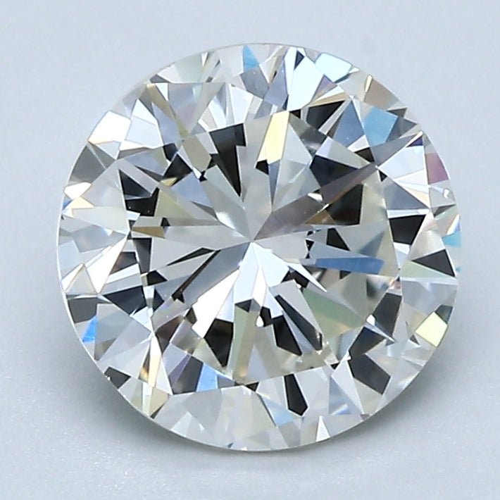 2 Carat Round Cut Natural Diamond - I VS1 - 2.03ct - G Cut Grade - Diamonds By Rothschild