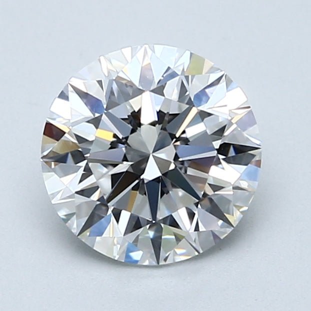 2 Carat Round - Natural Diamond - 1.8 - D - VS1 - EX - EX - EX - Diamonds By Rothschild