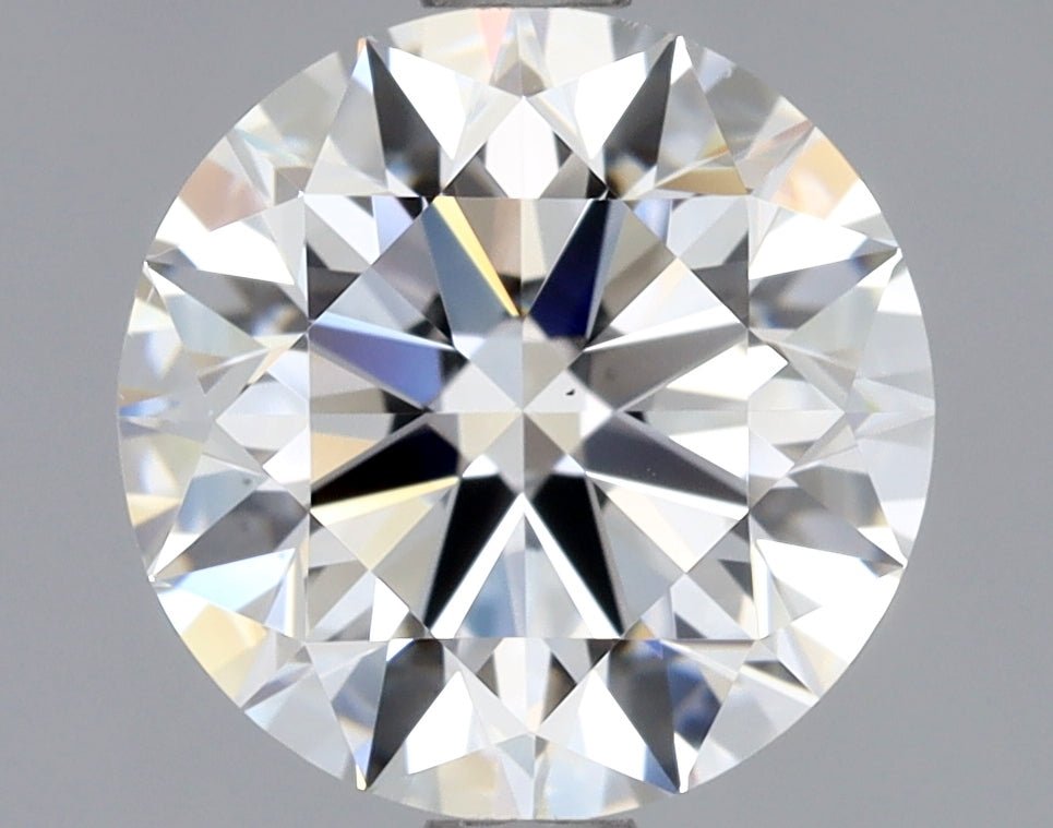 2 Carat Round - Natural Diamond - 1.8 - D - VS2 - EX - EX - Diamonds By Rothschild