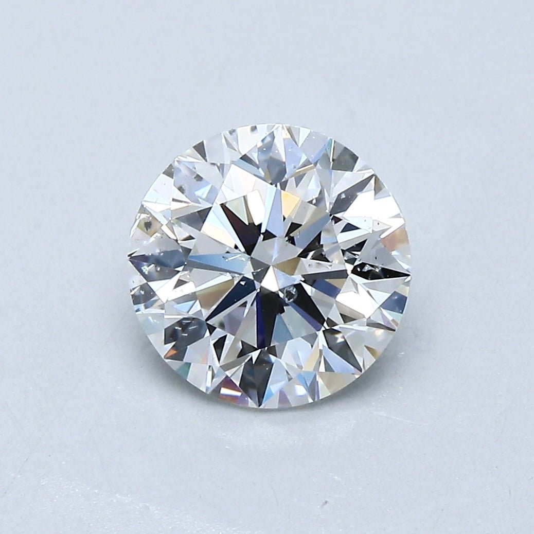 2 Carat Round - Natural Diamond - 1.8 - E - SI2 - EX - EX - EX - Diamonds By Rothschild