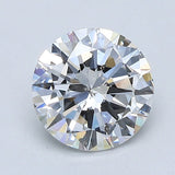 2 Carat Round - Natural Diamond - 1.8 - E - SI2 - VG - EX - EX - Diamonds By Rothschild