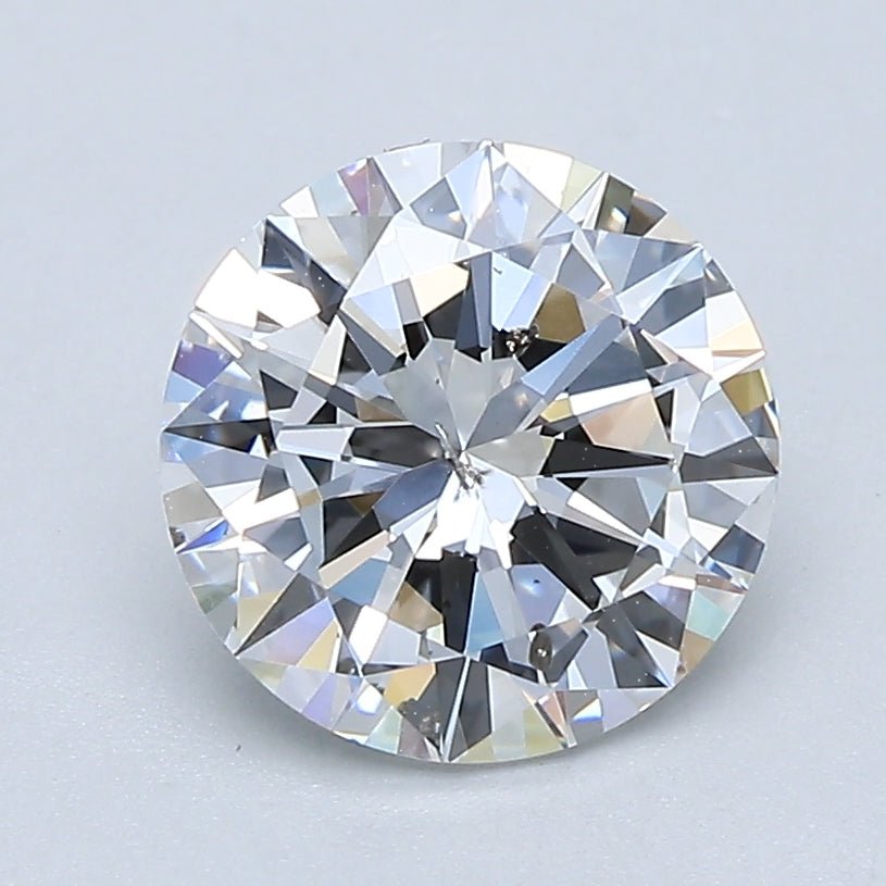 2 Carat Round - Natural Diamond - 1.8 - E - SI2 - VG - EX - EX - Diamonds By Rothschild